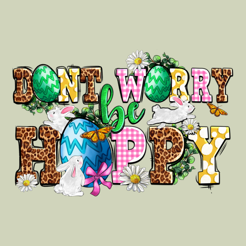 Don't Worry Be Hoppy Heavyweight Hoodie by NancyCooperArtShop | Teevron