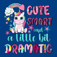 Cute Smart And A Little Bit Dramatic With Unicorn Premium Sweatshirt | Teevron