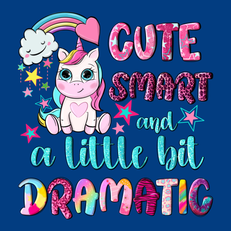 Cute Smart And A Little Bit Dramatic With Unicorn Premium Sweatshirt by NancyCooperArtShop | Teevron