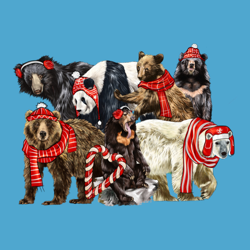 Christmas Bear Family Premium Hoodie by LillyAllenDesigns | Teevron