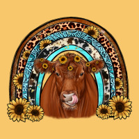 Red Angus Rainbow Vintage Hoodie | Teevron