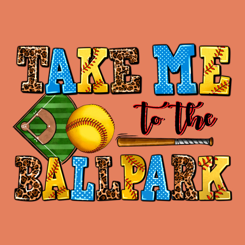 Take Me To The Ballpark Softball Classic Tee by AdoDesignShop | Teevron