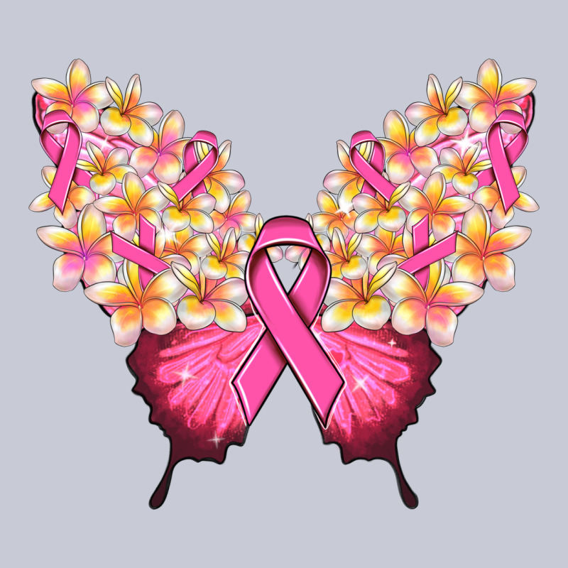 Pink Ribbon Breast Cancer Butterfly Heavyweight Hoodie by NancyCooperArtShop | Teevron