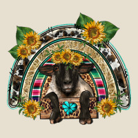 Suffolk Ewe Front Sunflowers Rainbow Urban Heavy Tee | Teevron