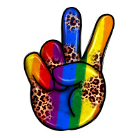 pride leopard peace hand | Teevron