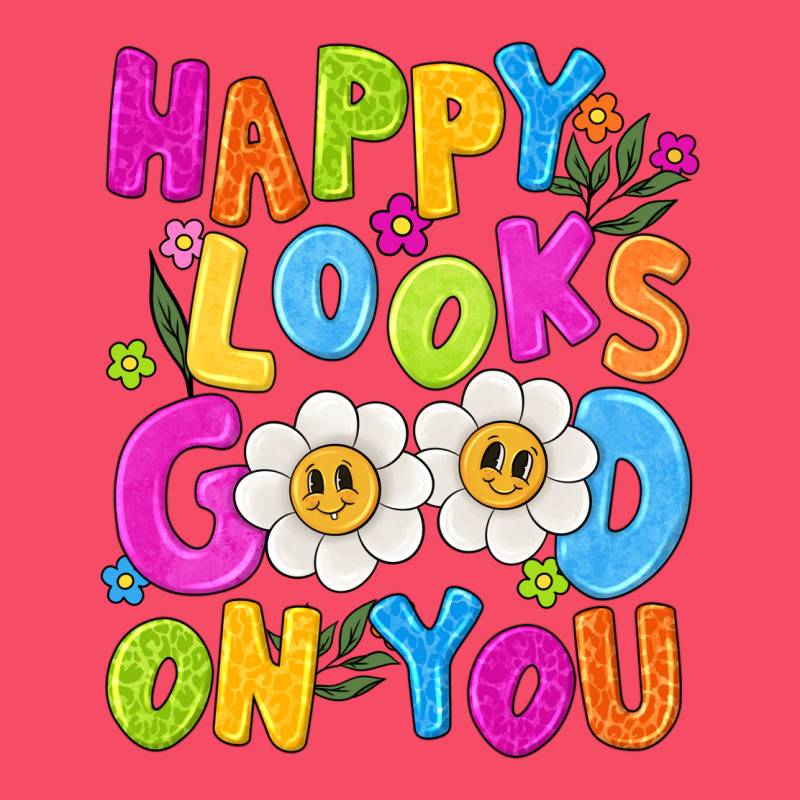 Happy Looks Good On You Premium Sweatshirt by NancyCooperArtShop | Teevron
