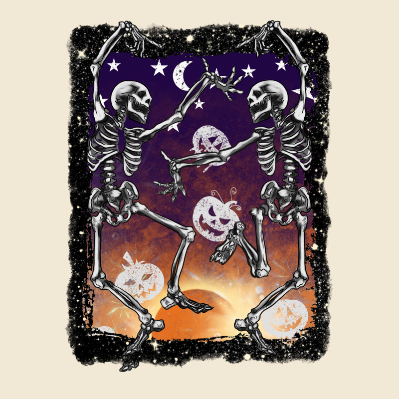 Halloween Dancing Skeletons Stars Premium Tee by BarkalooDesign | Teevron