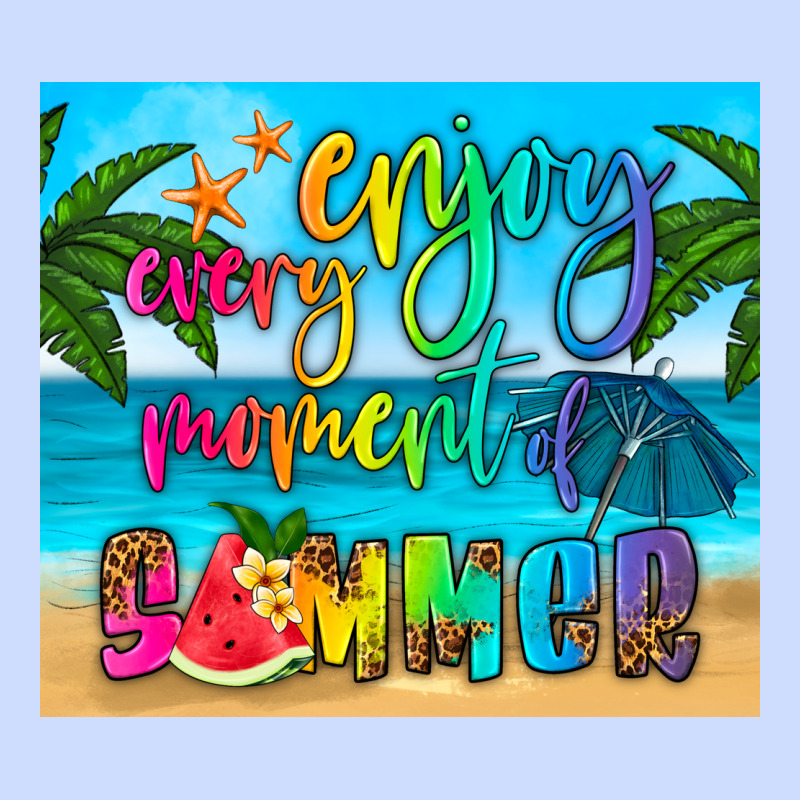Enjoy Every Moment Of Summer Urban Heavy Tee by HRA Design Shop | Teevron