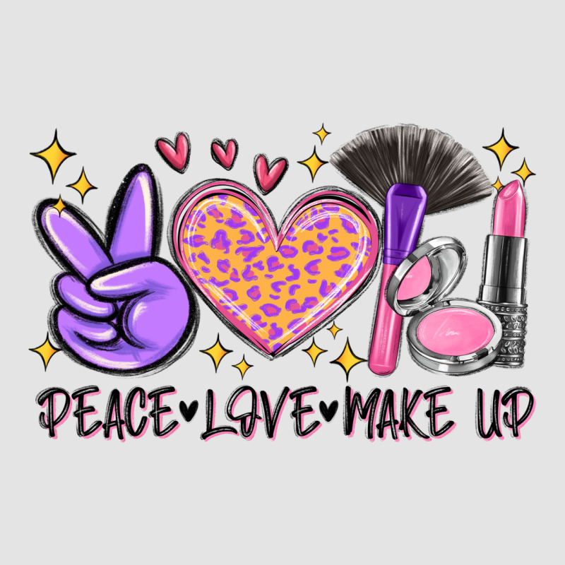 Peace Love Make Up Premium Sweatshirt by MaliasSmallBusiness | Teevron