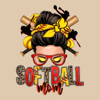 Softball Mom Messy Bun Heavyweight Sweatshirt | Teevron