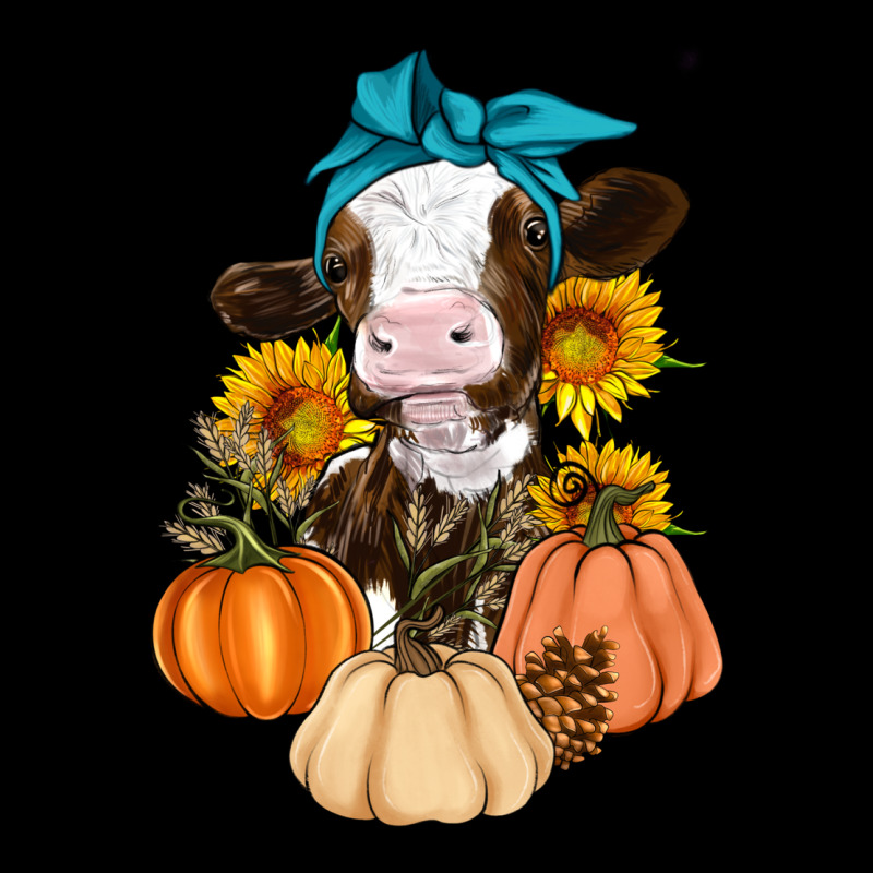 Cow Fall Pumpkin Long Sleeve Tee by Artiststas | Teevron