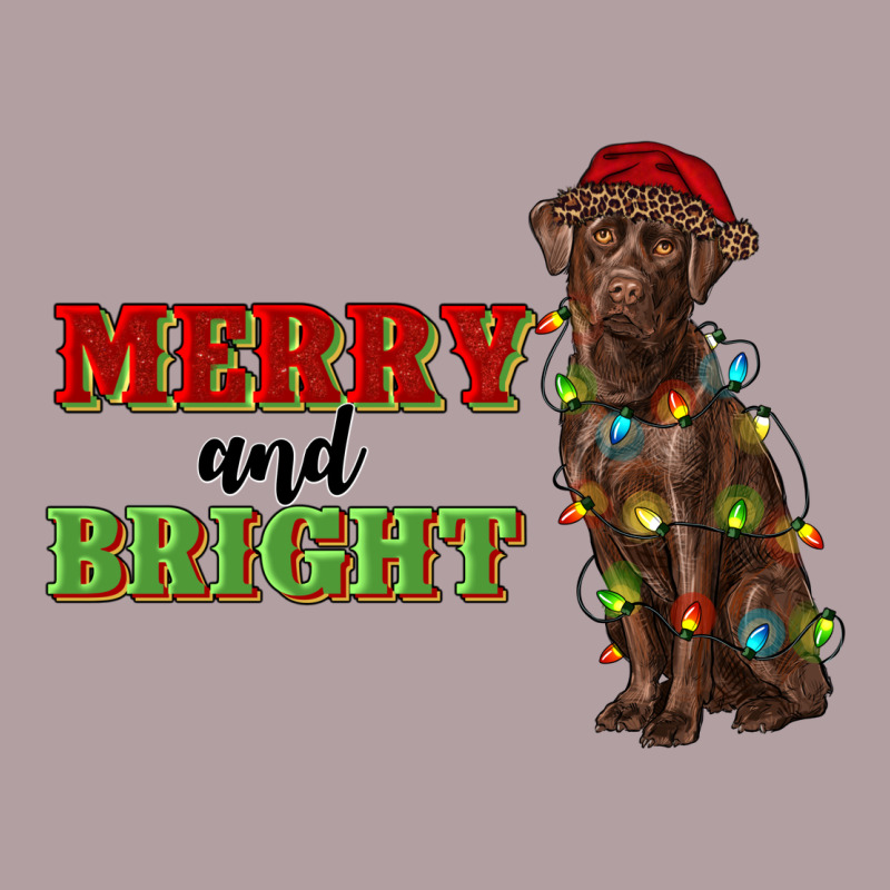 Merry And Bright Labrador Vintage Hoodie by RanaPortraitStore | Teevron