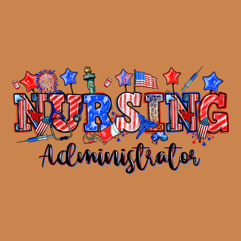 4th Of July Nursing Administrator Heavyweight Hoodie by NancyCooperArtShop | Teevron