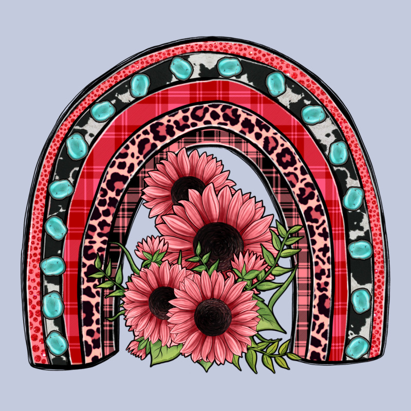 Valentines Sunflower Rainbow Long Sleeve Tee by JahusDesignShop | Teevron