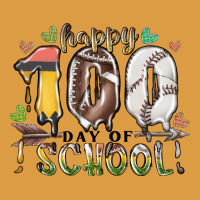Happy 100 Day Of School American Football Baseball Urban Heavy Tee | Teevron