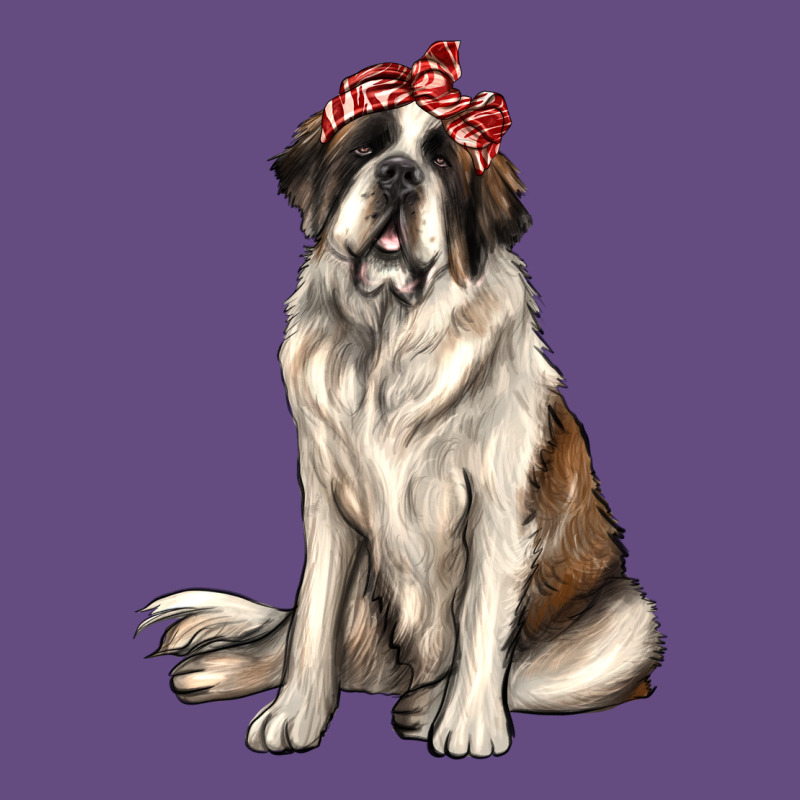 St Bernard With Bandanna Vintage Hoodie by texasbilliewilder | Teevron