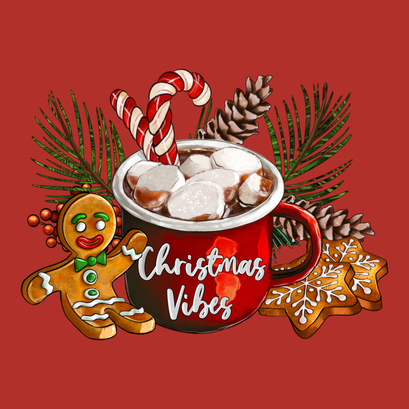 Christmas Vibes Hot Cocoa Premium Hoodie by LillyAllenDesigns | Teevron