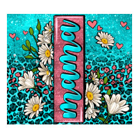 turquoise leopard mama | Teevron