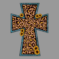 Leopard Sunflower Cross Vintage Hoodie | Teevron