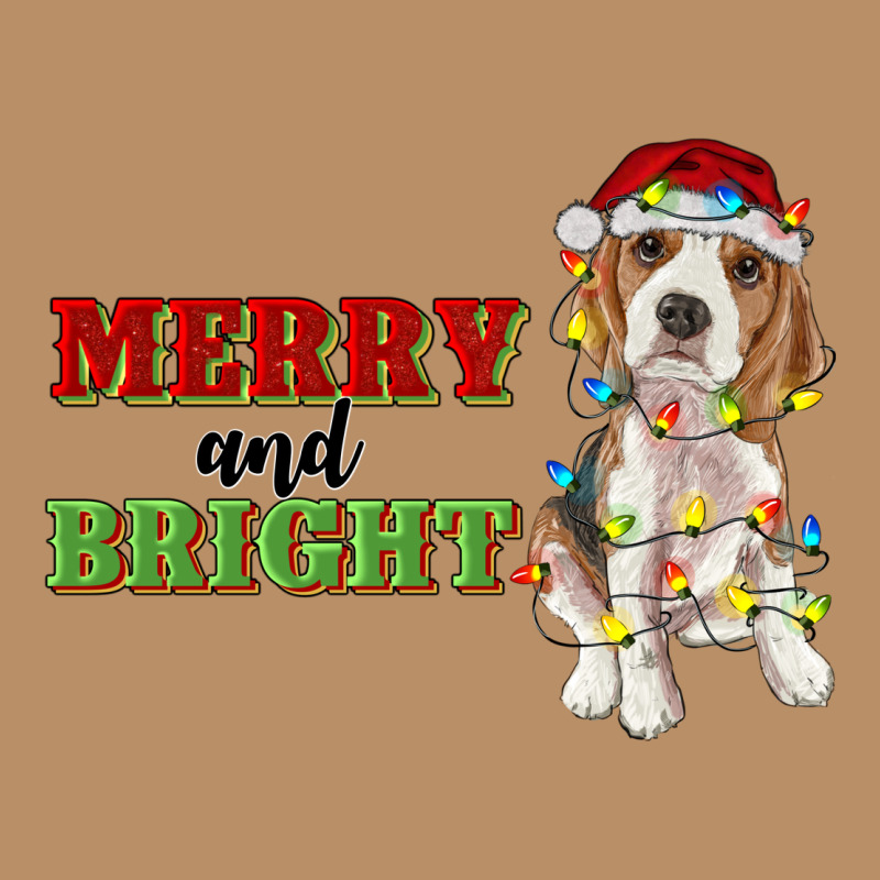 Merry And Bright Beagle Vintage Hoodie by RanaPortraitStore | Teevron