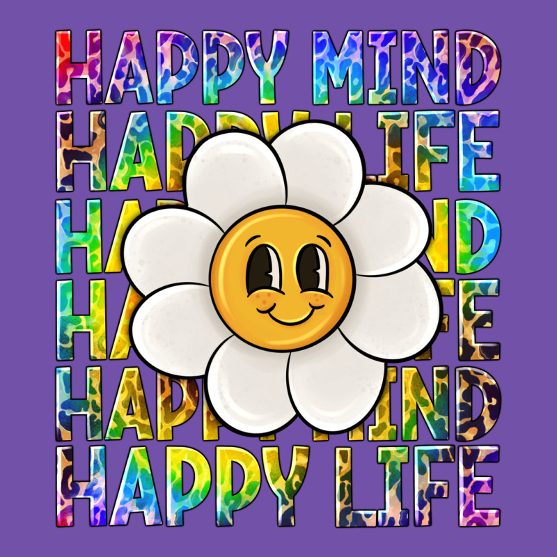 Happy Mind Happy Life Premium Sweatshirt by NancyCooperArtShop | Teevron