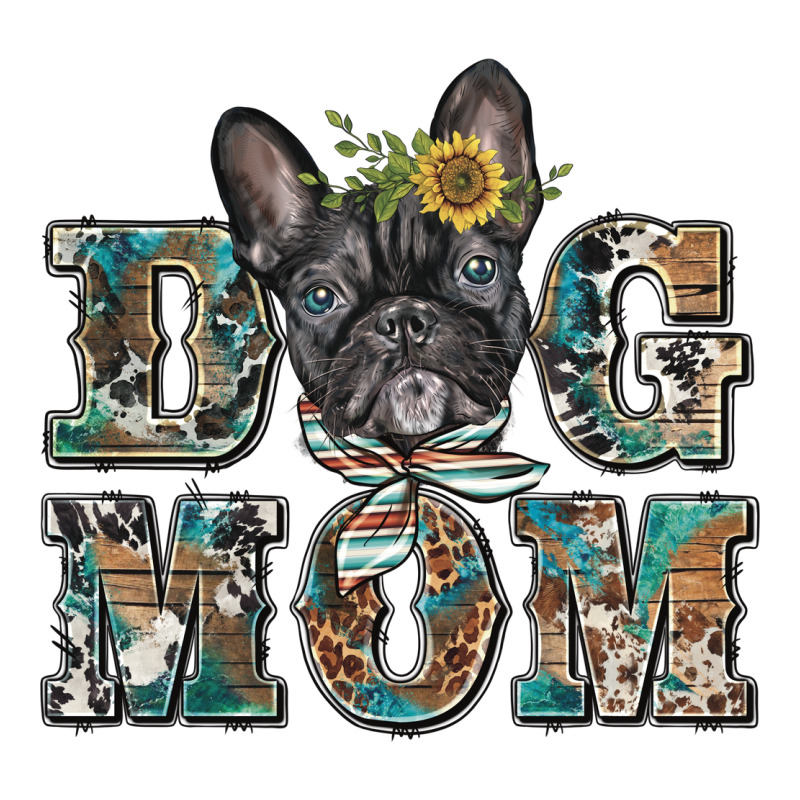 Dog Mom French Bulldog Zipper Hoodie by BarkalooDesign | Teevron