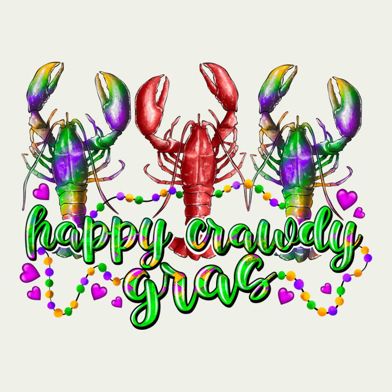 Happy Crawdy Gras Urban Heavy Tee by RacoonDesign | Teevron
