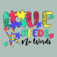 Love Needs No Words Autism Heavyweight Hoodie | Teevron