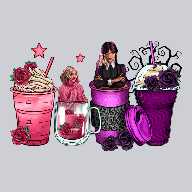 Wednesday And Enid Coffee Cups Heavyweight Sweatshirt by Zillion Design Studio | Teevron