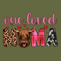 Highland Cow One Loved Mama Long Sleeve Tee | Teevron