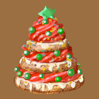 Red Christmas Cookie Cake Fa Element Vintage Tee | Teevron
