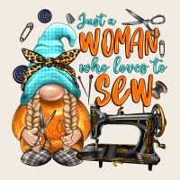 Just A Woman Who Loves To Sew Premium Sweatshirt | Teevron
