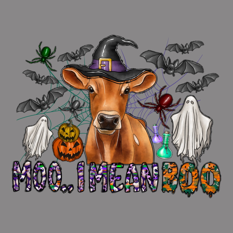 Moo I Mean Boo Vintage Tee by CowhideDigitalArt | Teevron