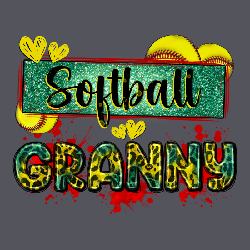 Softball Granny With Leopard Vintage Hoodie by Zillion Design Studio | Teevron