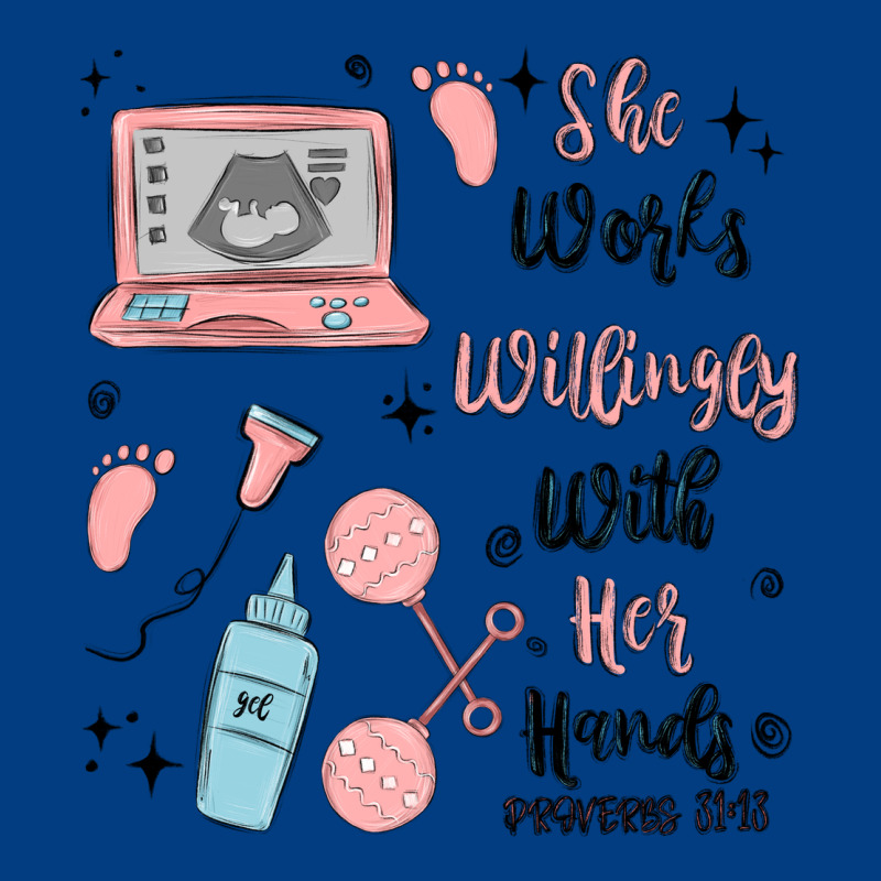 She Works Willingly With Her Hands Premium Sweatshirt by MaliasSmallBusiness | Teevron