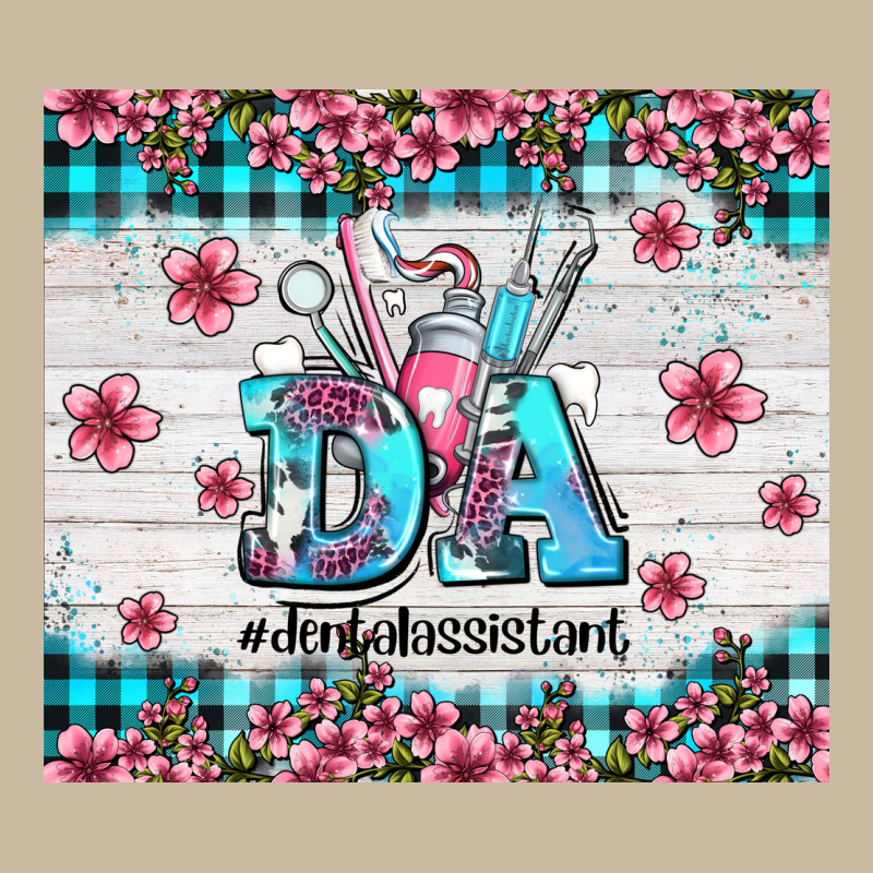 Da Dental Assistant Dentist Element With Flowers Long Sleeve Tee by AdoDesignShop | Teevron