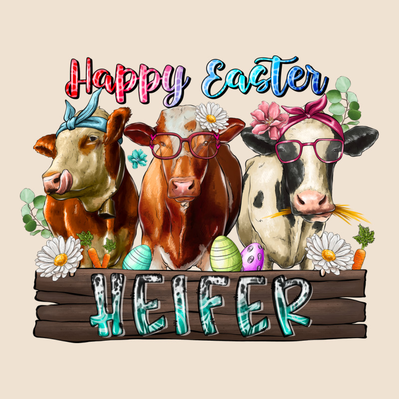 Happy Easter Heifer Urban Heavy Tee by RacoonDesign | Teevron