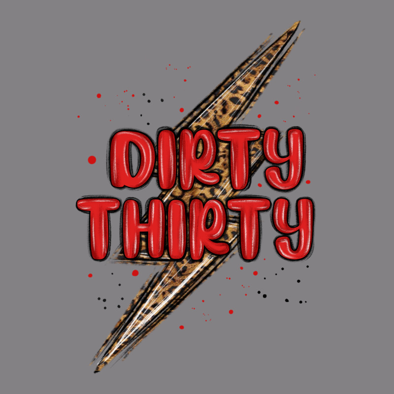 Dirty Thirty Lightning Bolt Heavyweight Hoodie by MaliasSmallBusiness | Teevron