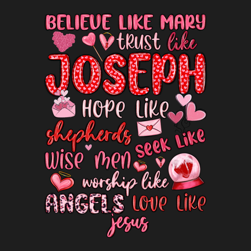 Believe Like Mary Trust Like Joseph Valentine S Da Heavyweight Hoodie by MaliasSmallBusiness | Teevron
