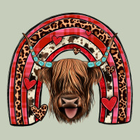 Valentines Highland Cow Rainbow Long Sleeve Tee | Teevron