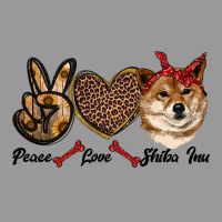 Peace Love Shiba Inu Vintage Hoodie | Teevron