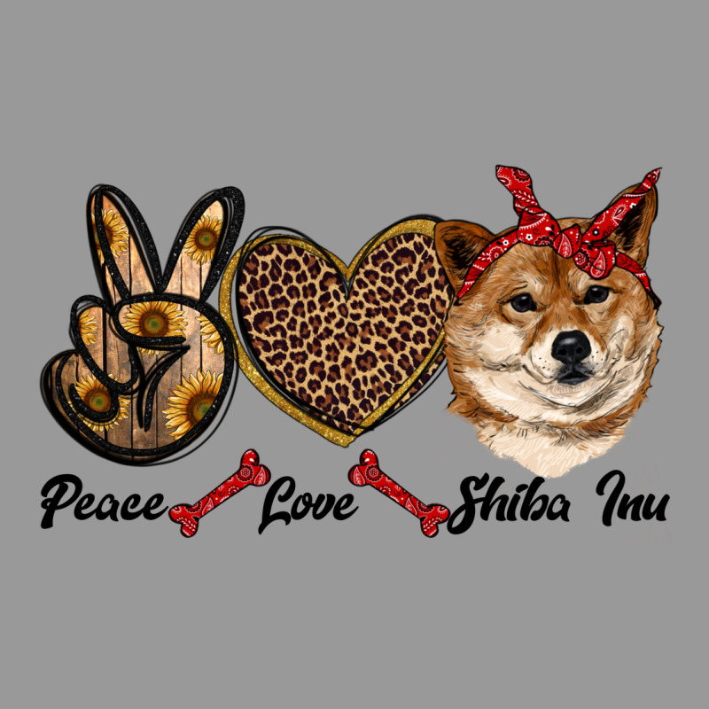 Peace Love Shiba Inu Vintage Hoodie by RanaPortraitStore | Teevron