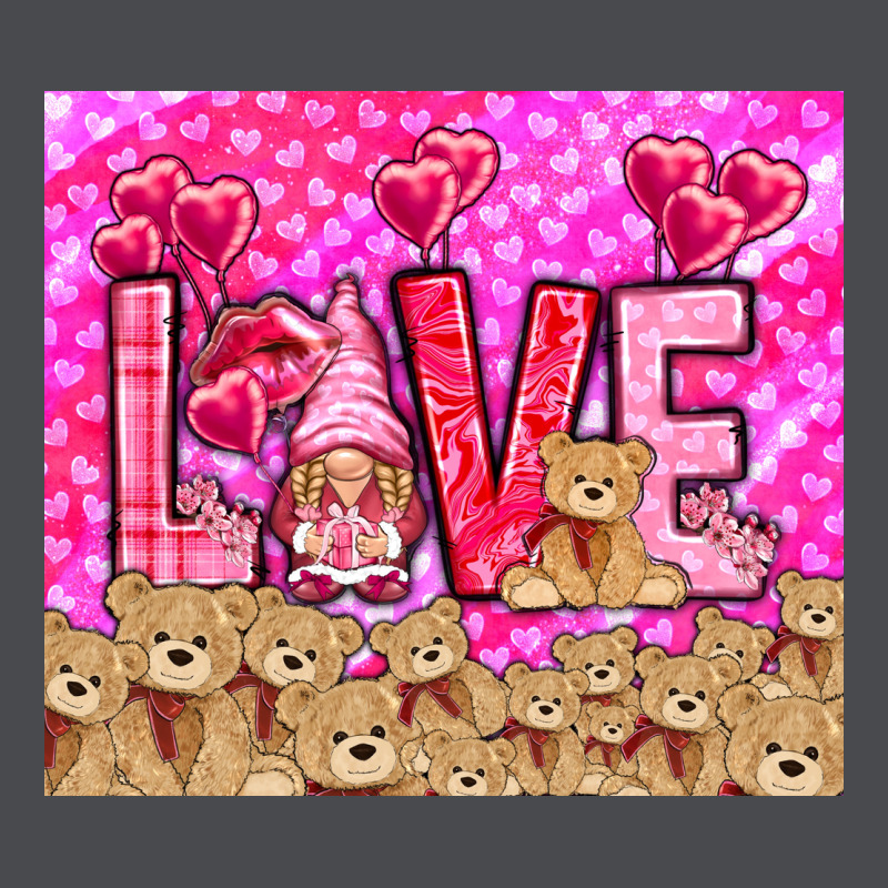 Love Gnome With Bear Zipper Hoodie by NancyCooperArtShop | Teevron