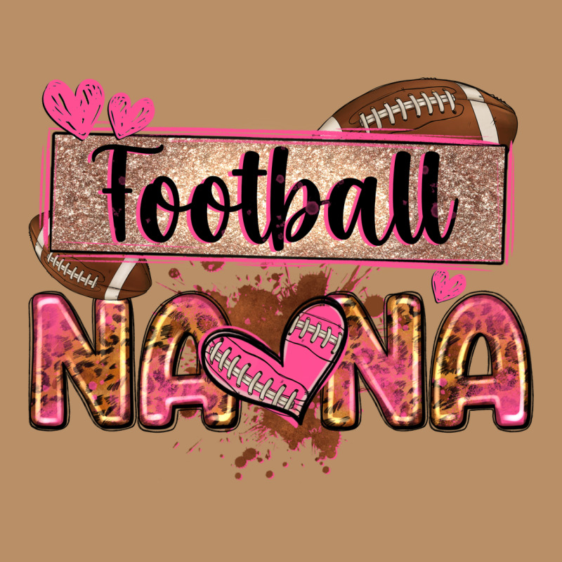 Football Nana With Leopard Vintage Hoodie by Zillion Design Studio | Teevron