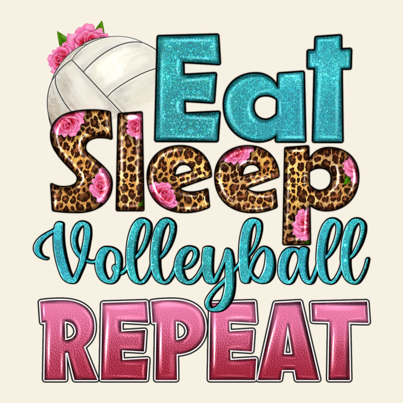 Eat Sleep Volleyball Repeat Vintage Tee by HRA Design Shop | Teevron