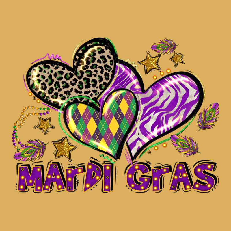 Mardi Gras Heart Premium Hoodie by LillyAllenDesigns | Teevron