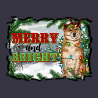 Merry And Bright Shiba Inu Vintage Hoodie | Teevron