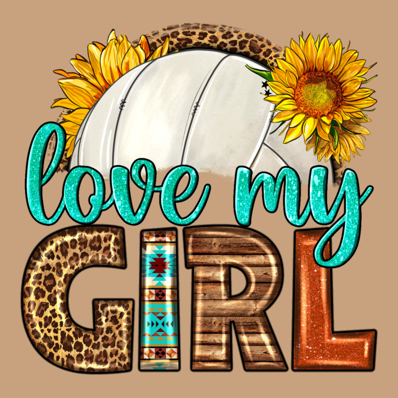 Love My Girl Volleyball Vintage Tee by HRA Design Shop | Teevron