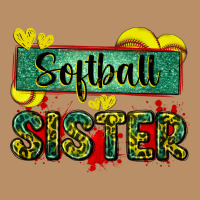 Softball Sister With Leopard Vintage Hoodie | Teevron
