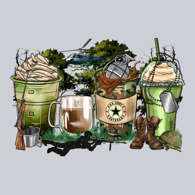 Veteran Coffee Cups Heavyweight Sweatshirt by Zillion Design Studio | Teevron